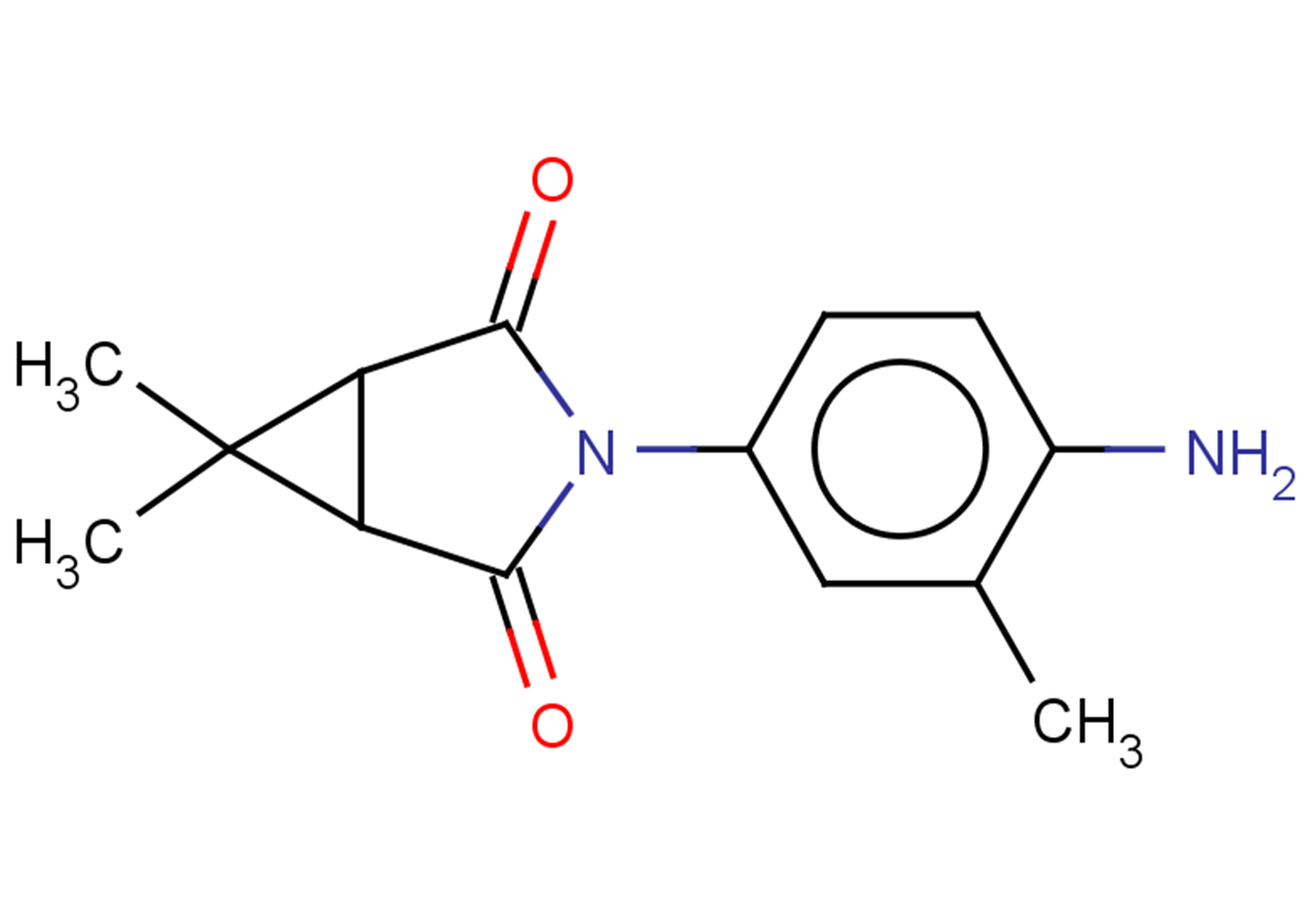 3-(4-amino-3-methylphenyl)-6,6-dimethyl-3-azabicyclo[3.1.0]hexane-2,4-dione