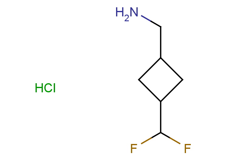 1-[3-(difluoromethyl)cyclobutyl]methanamine hydrochloride, Mixture of diastereomers