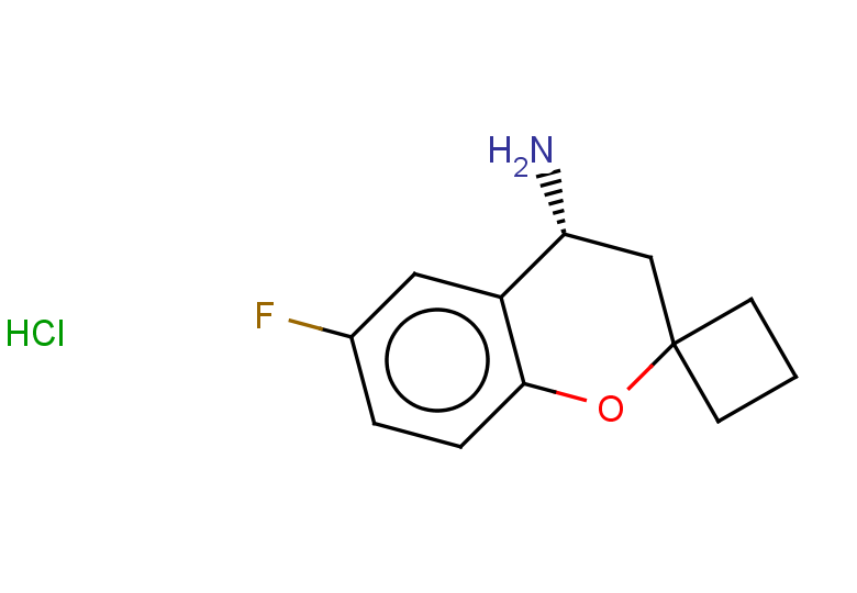 (R)-6-FLUOROSPIRO[CHROMAN-2,1'-CYCLOBUTAN]-4-AMINE HYDROCHLORIDE
