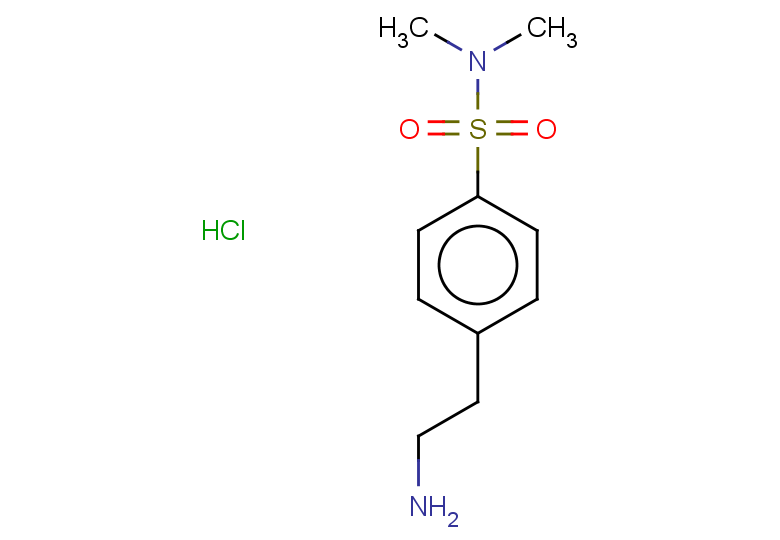 4-(2-aminoethyl)-N,N-dimethylbenzene-1-sulfonamide hydrochloride