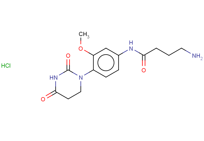 4-amino-N-[4-(2,4-dioxo-1,3-diazinan-1-yl)-3-methoxyphenyl]butanamide hydrochloride