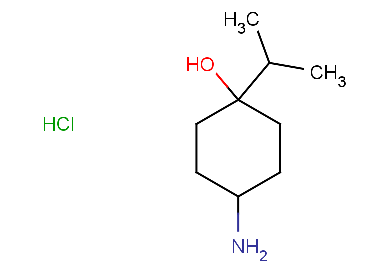 4-amino-1-(propan-2-yl)cyclohexan-1-ol hydrochloride