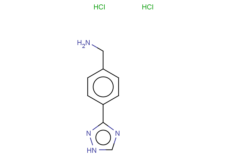 [4-(1H-1,2,4-triazol-3-yl)phenyl]methanamine dihydrochloride
