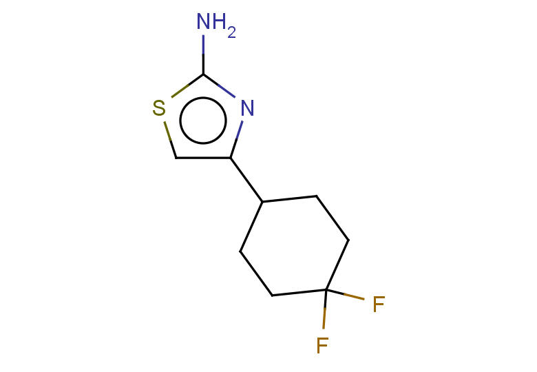 4-(4,4-difluorocyclohexyl)-1,3-thiazol-2-amine