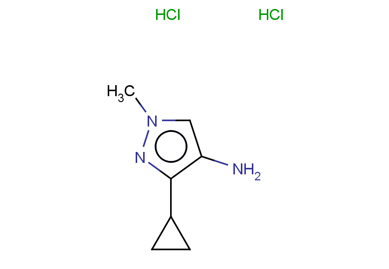 3-cyclopropyl-1-methyl-1H-pyrazol-4-amine dihydrochloride