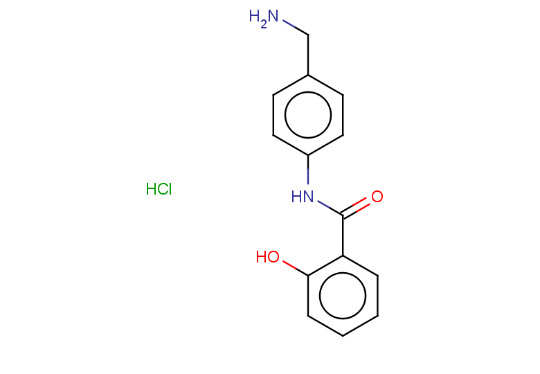 N-[4-(aminomethyl)phenyl]-2-hydroxybenzamide hydrochloride