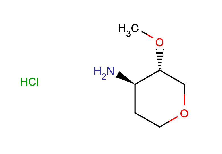 rac-(3R,4S)-3-methoxyoxan-4-amine hydrochloride, trans