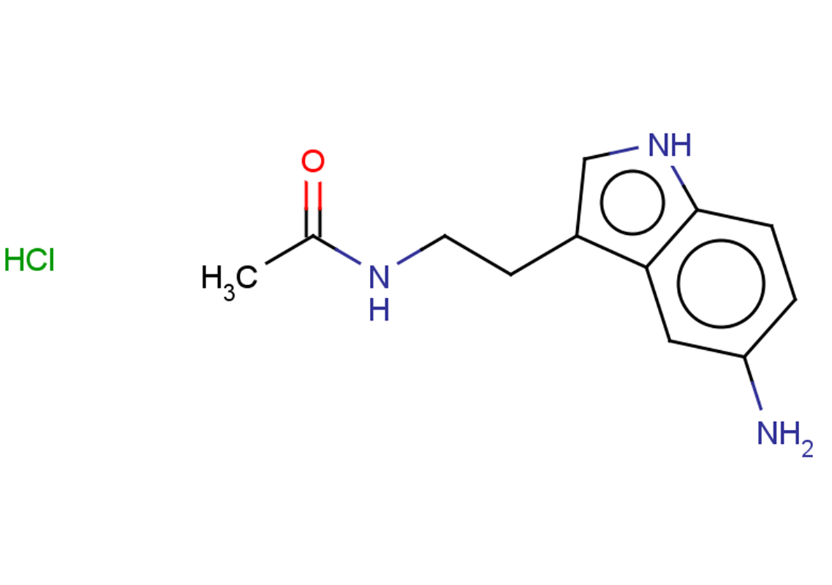 N-[2-(5-amino-1H-indol-3-yl)ethyl]acetamide hydrochloride