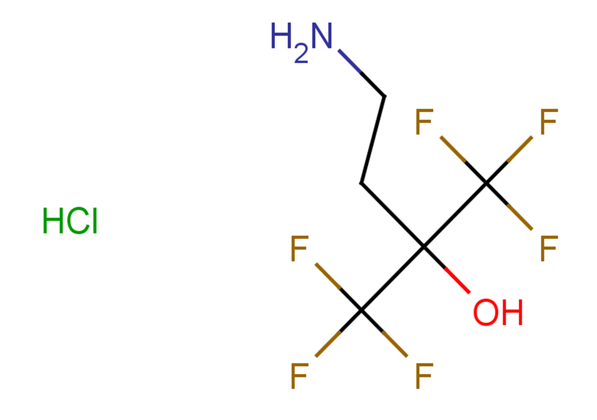 4-amino-1,1,1-trifluoro-2-(trifluoromethyl)butan-2-ol hydrochloride