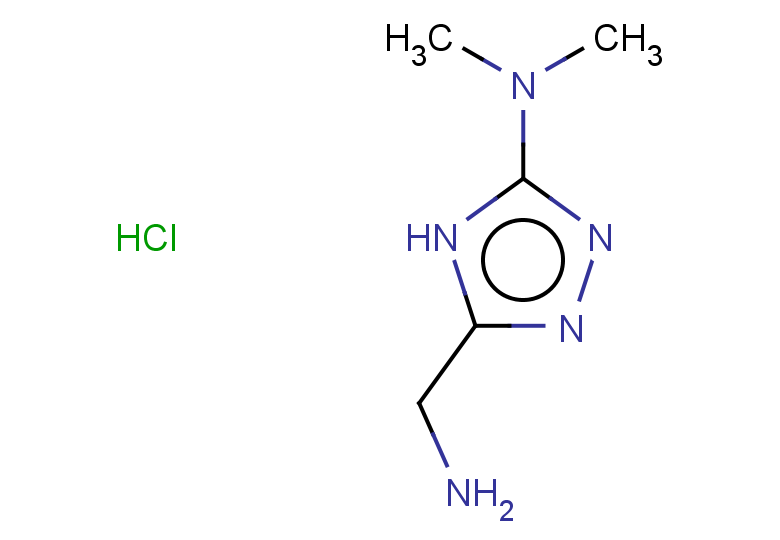 5-(aminomethyl)-N,N-dimethyl-4H-1,2,4-triazol-3-amine hydrochloride