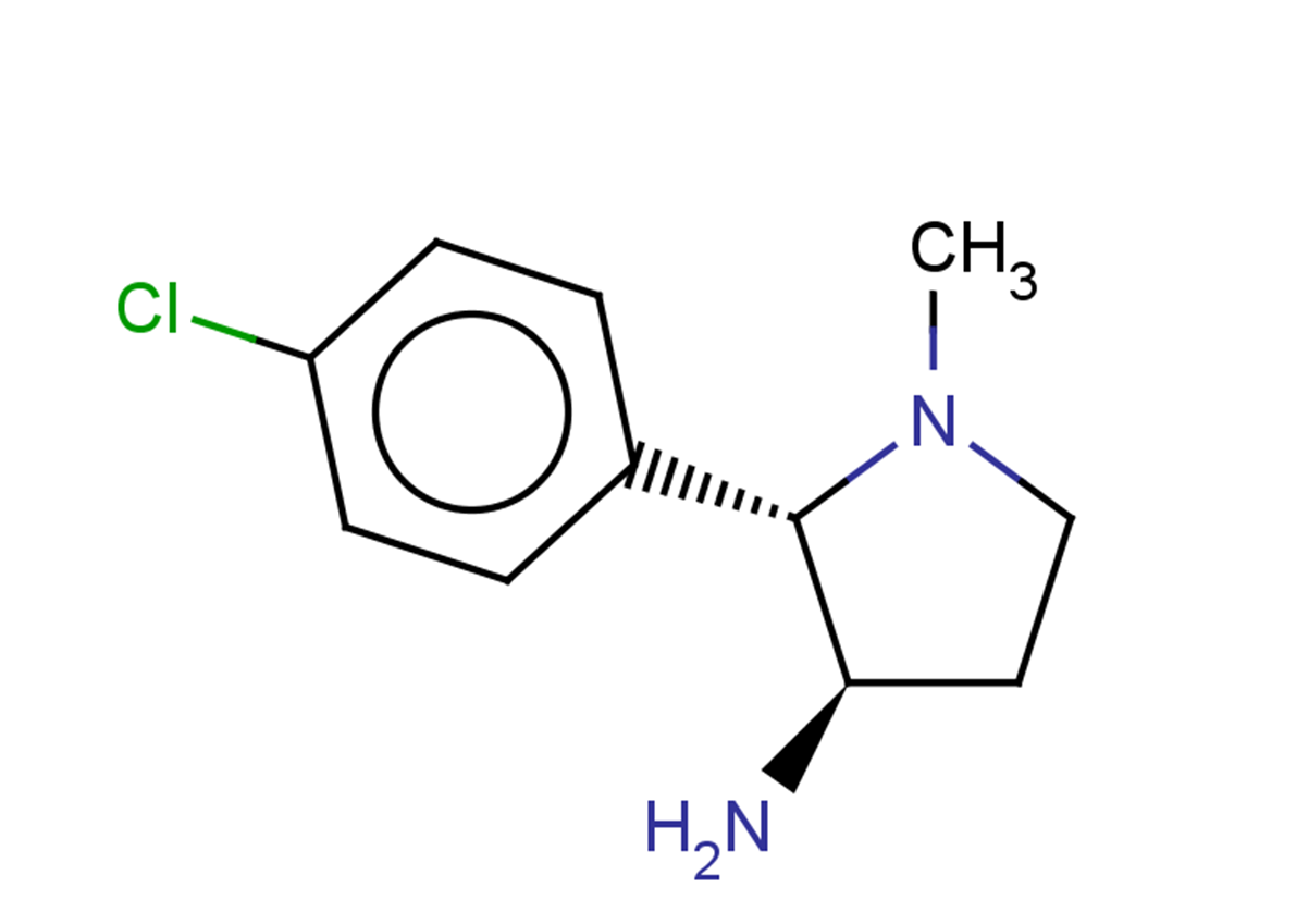 rac-(2R,3S)-2-(4-chlorophenyl)-1-methylpyrrolidin-3-amine, trans