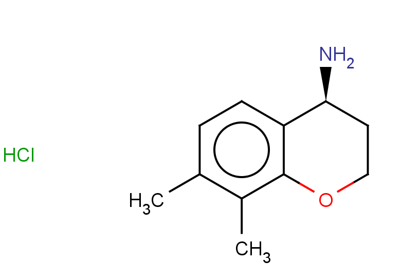 (4S)-7,8-dimethyl-3,4-dihydro-2H-1-benzopyran-4-amine hydrochloride
