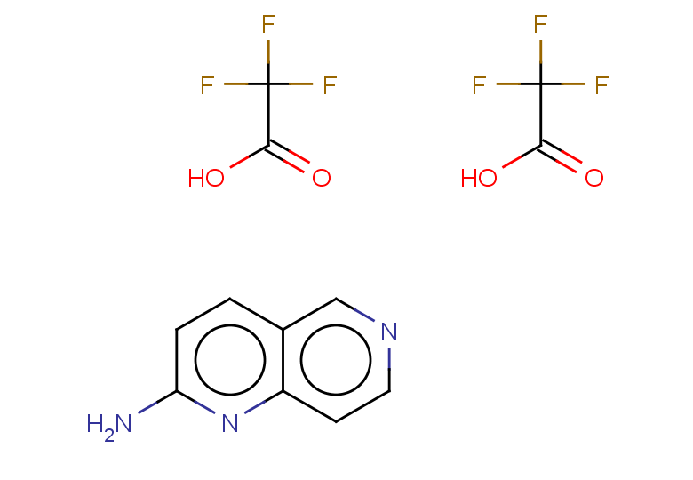 1,6-naphthyridin-2-amine, bis(trifluoroacetic acid)