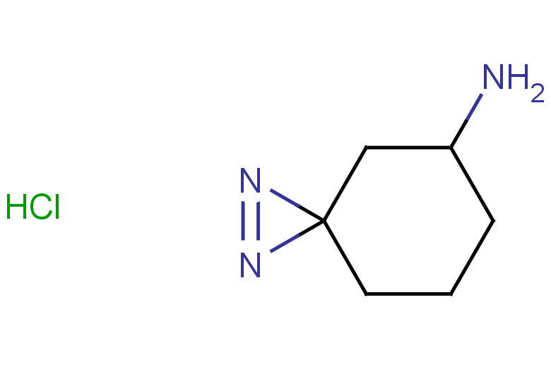 1,2-diazaspiro[2.5]oct-1-en-5-amine hydrochloride