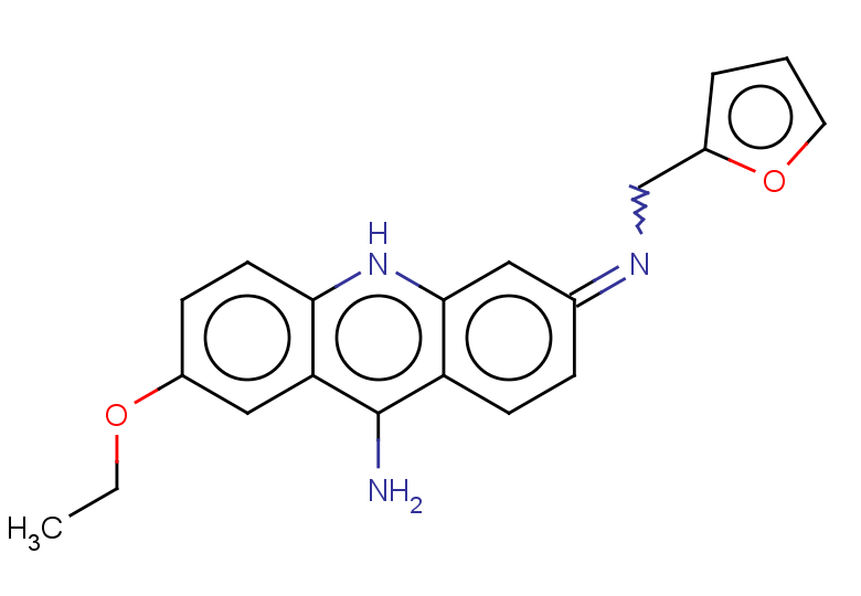 7-ethoxy-3-[(furan-2-ylmethyl)imino]-3,10-dihydroacridin-9-amine
