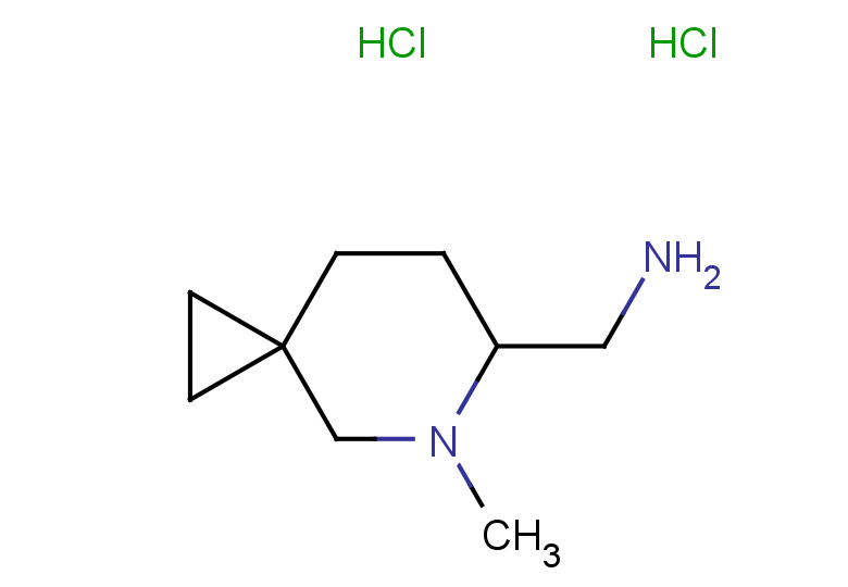{5-methyl-5-azaspiro[2.5]octan-6-yl}methanamine dihydrochloride