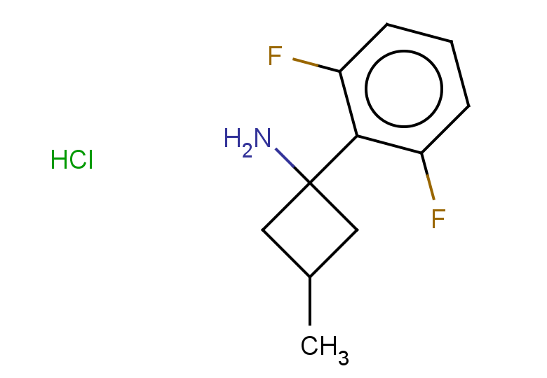 1-(2,6-difluorophenyl)-3-methylcyclobutan-1-amine hydrochloride, Mixture of diastereomers