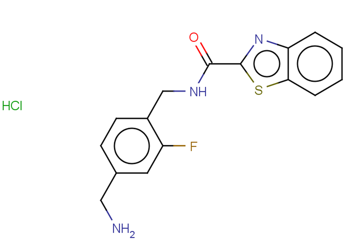 N-{[4-(aminomethyl)-2-fluorophenyl]methyl}-1,3-benzothiazole-2-carboxamide hydrochloride