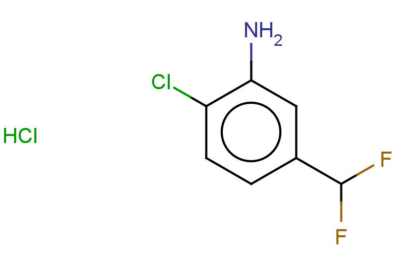 2-chloro-5-(difluoromethyl)aniline hydrochloride