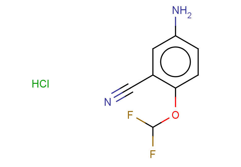5-amino-2-(difluoromethoxy)benzonitrile hydrochloride