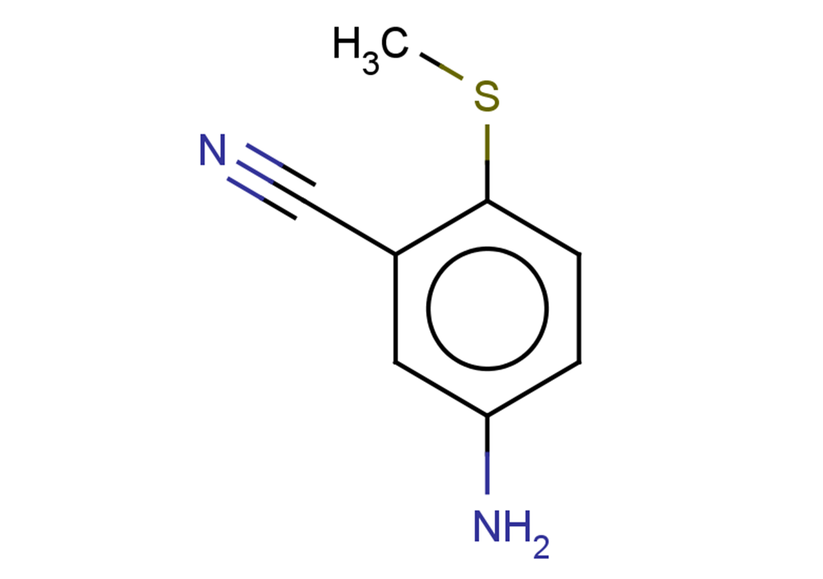 5-amino-2-(methylsulfanyl)benzonitrile