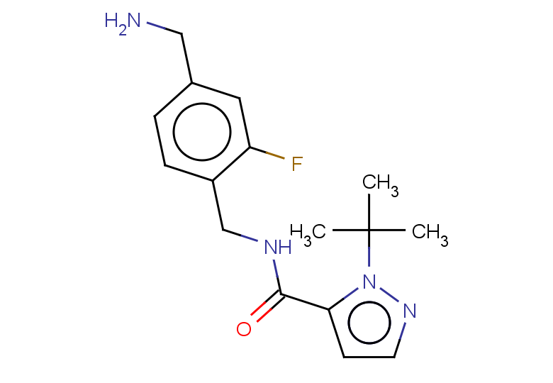 N-{[4-(aminomethyl)-2-fluorophenyl]methyl}-1-tert-butyl-1H-pyrazole-5-carboxamide