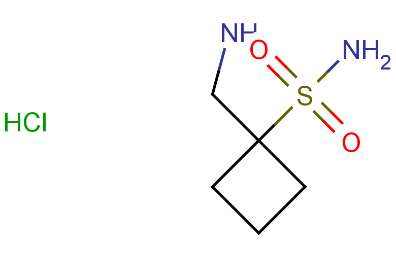 1-(aminomethyl)cyclobutane-1-sulfonamide hydrochloride