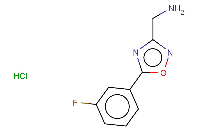 [5-(3-fluorophenyl)-1,2,4-oxadiazol-3-yl]methanamine hydrochloride