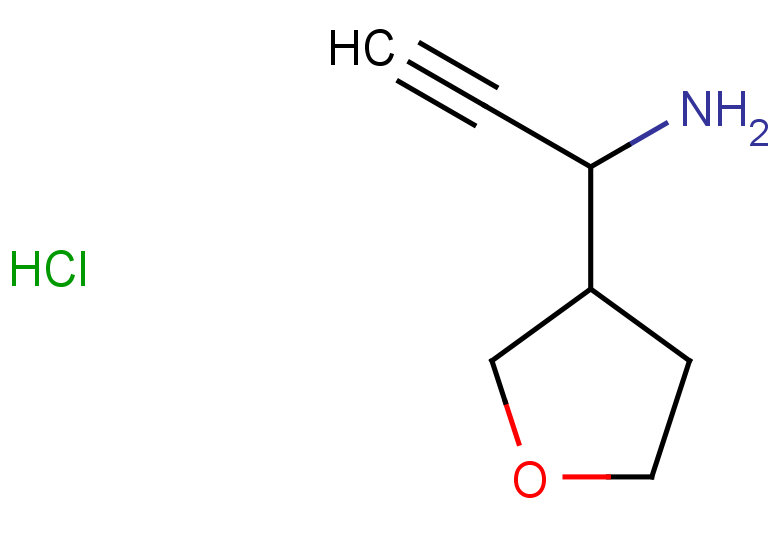 1-(oxolan-3-yl)prop-2-yn-1-amine hydrochloride