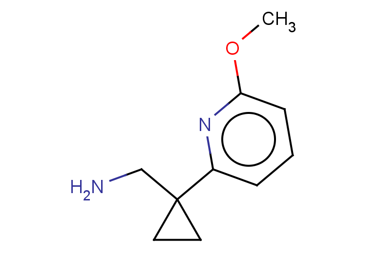 1-[1-(6-methoxypyridin-2-yl)cyclopropyl]methanamine