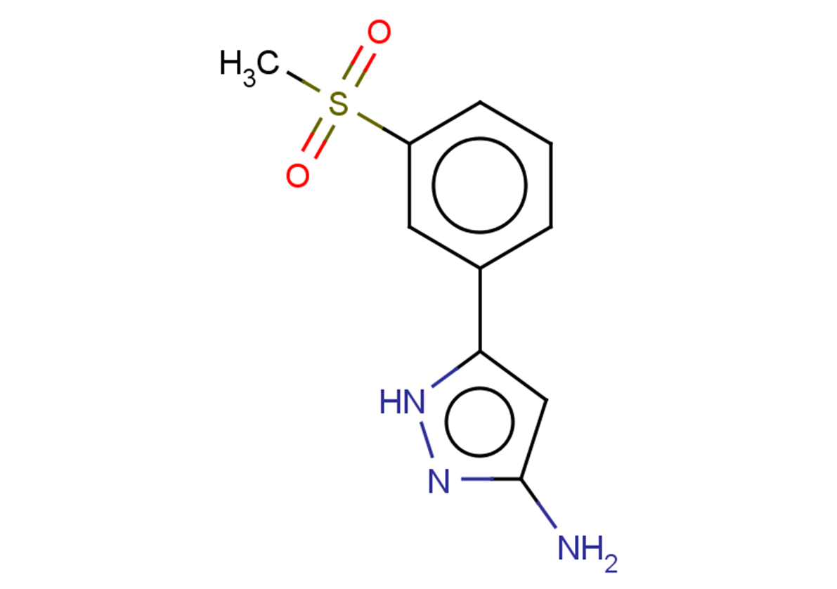 5-(3-methanesulfonylphenyl)-1H-pyrazol-3-amine