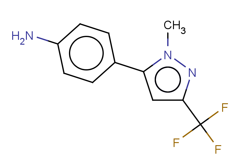 4-[1-methyl-3-(trifluoromethyl)-1H-pyrazol-5-yl]aniline