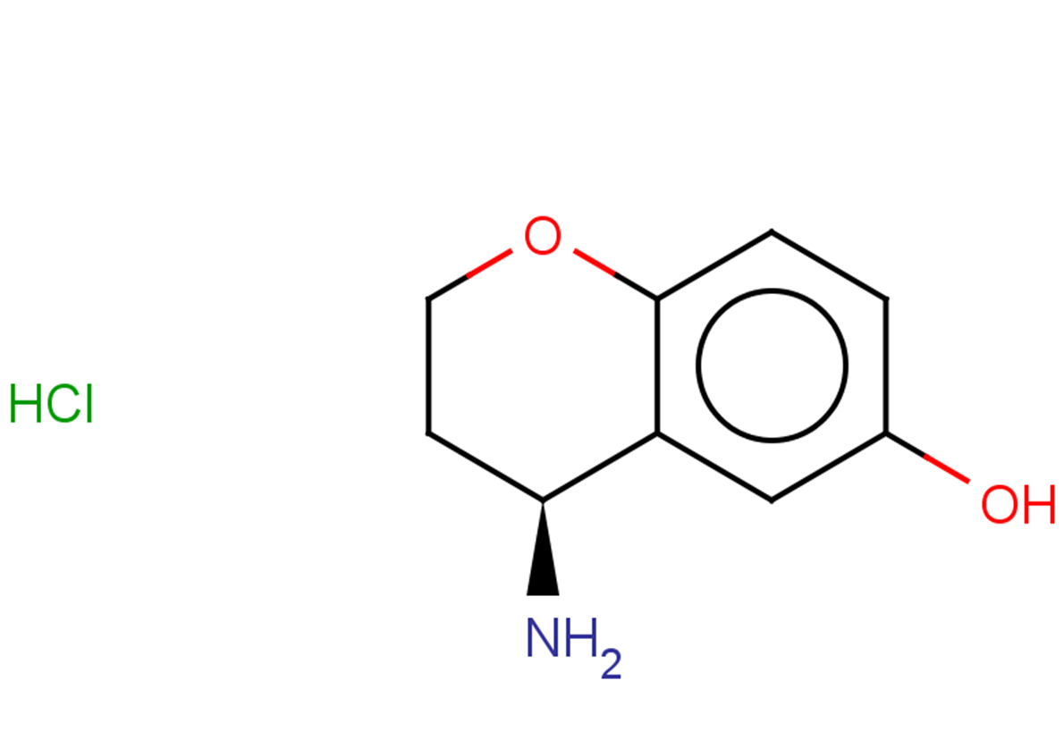 (4S)-4-amino-3,4-dihydro-2H-1-benzopyran-6-ol hydrochloride
