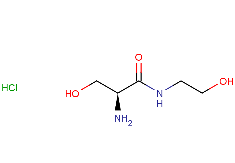 (2S)-2-amino-3-hydroxy-N-(2-hydroxyethyl)propanamide hydrochloride