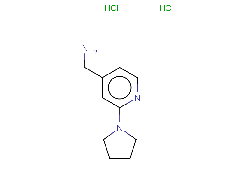 1-[2-(pyrrolidin-1-yl)pyridin-4-yl]methanamine dihydrochloride