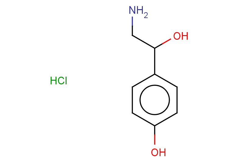 4-(2-amino-1-hydroxyethyl)phenol hydrochloride
