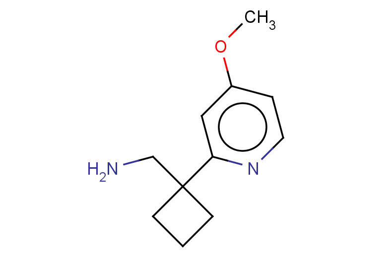 1-[1-(4-methoxypyridin-2-yl)cyclobutyl]methanamine