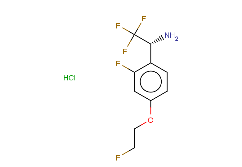 (1R)-2,2,2-trifluoro-1-[2-fluoro-4-(2-fluoroethoxy)phenyl]ethan-1-amine hydrochloride