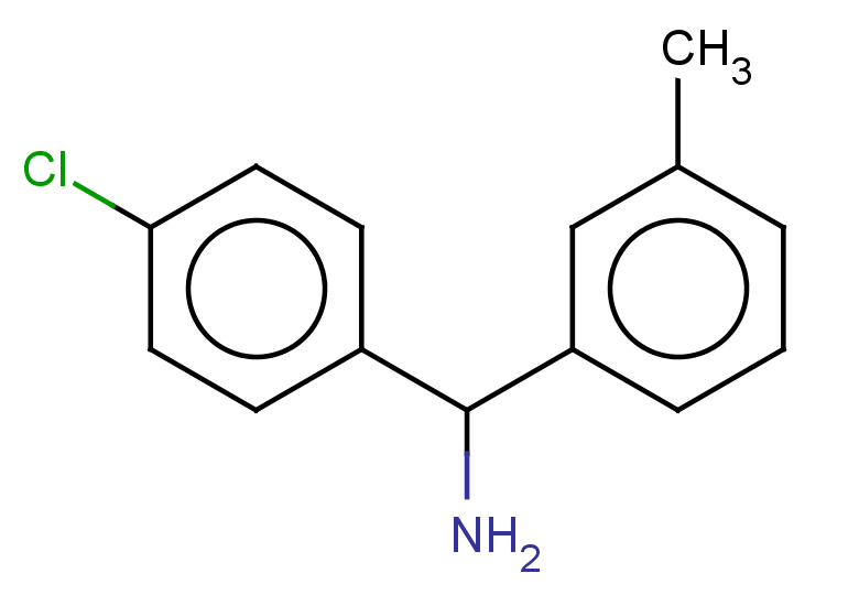 (4-CHLOROPHENYL)(3-METHYLPHENYL)METHANAMINE