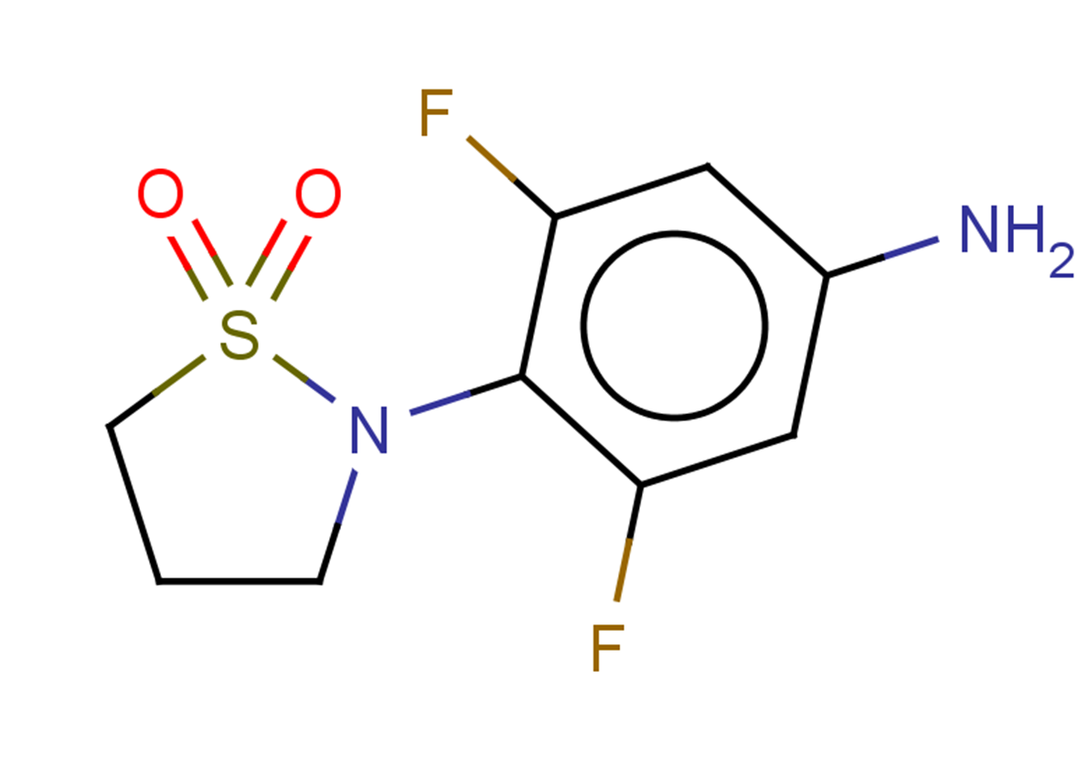 2-(4-amino-2,6-difluorophenyl)-1lambda6,2-thiazolidine-1,1-dione
