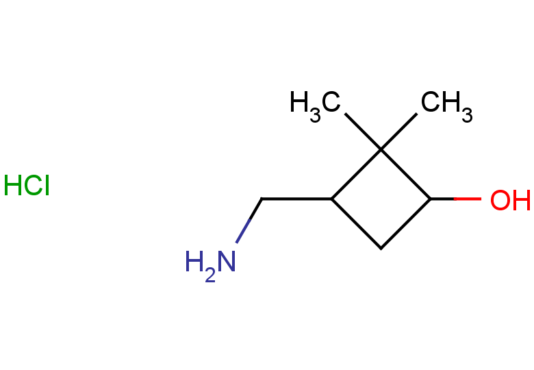 3-(aminomethyl)-2,2-dimethylcyclobutan-1-ol hydrochloride