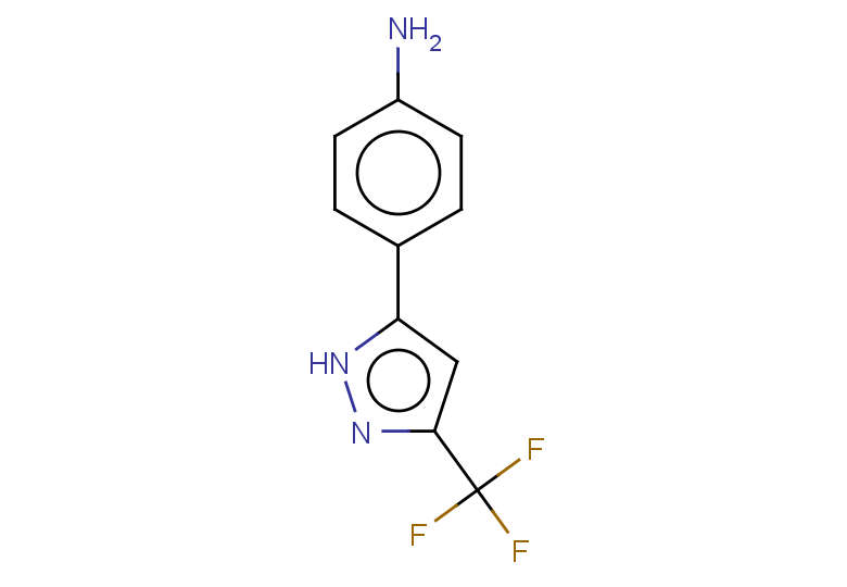 4-[3-(trifluoromethyl)-1H-pyrazol-5-yl]aniline