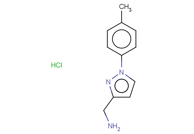 [1-(4-methylphenyl)-1H-pyrazol-3-yl]methanamine hydrochloride