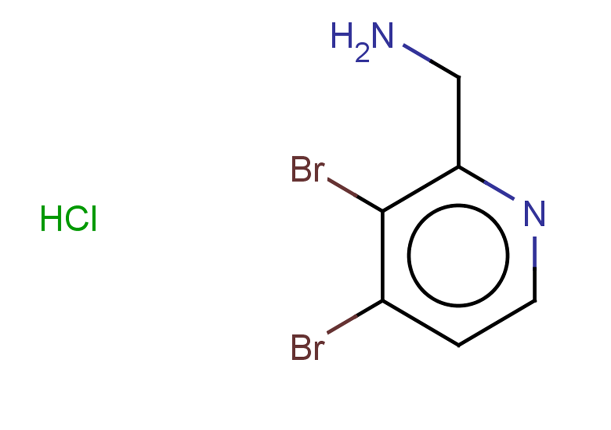 1-(3,4-dibromopyridin-2-yl)methanamine hydrochloride