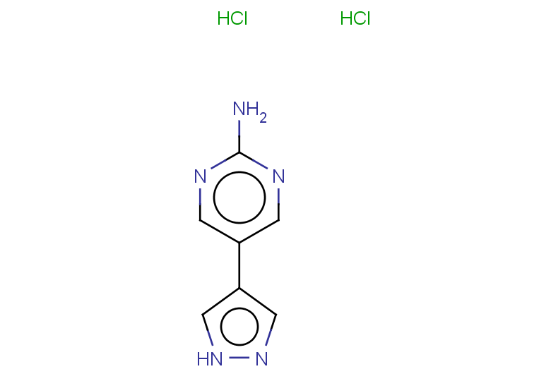5-(1H-pyrazol-4-yl)pyrimidin-2-amine dihydrochloride