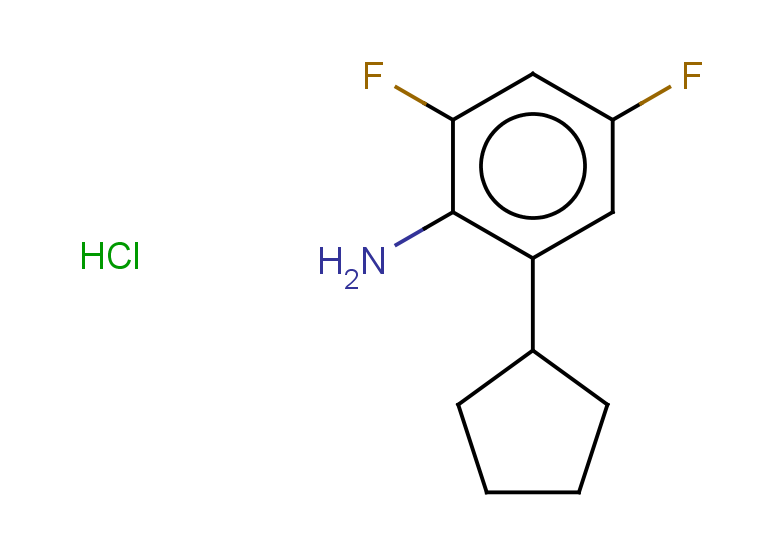 2-cyclopentyl-4,6-difluoroaniline hydrochloride