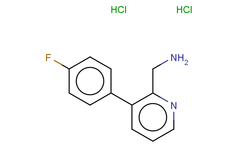 1-[3-(4-fluorophenyl)pyridin-2-yl]methanamine dihydrochloride