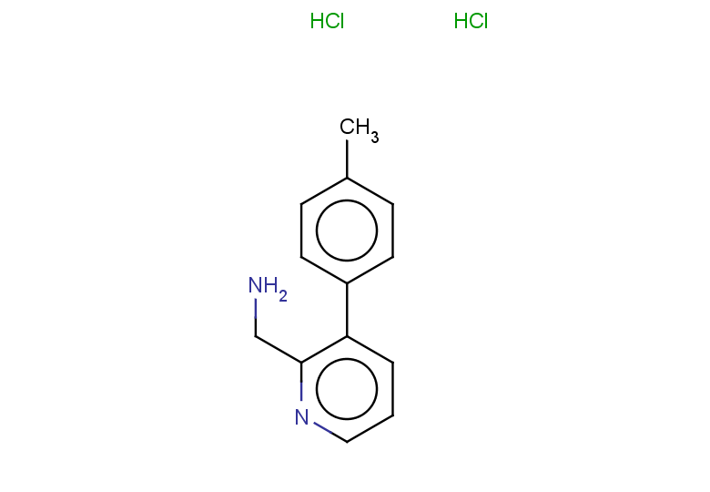 1-[3-(4-methylphenyl)pyridin-2-yl]methanamine dihydrochloride