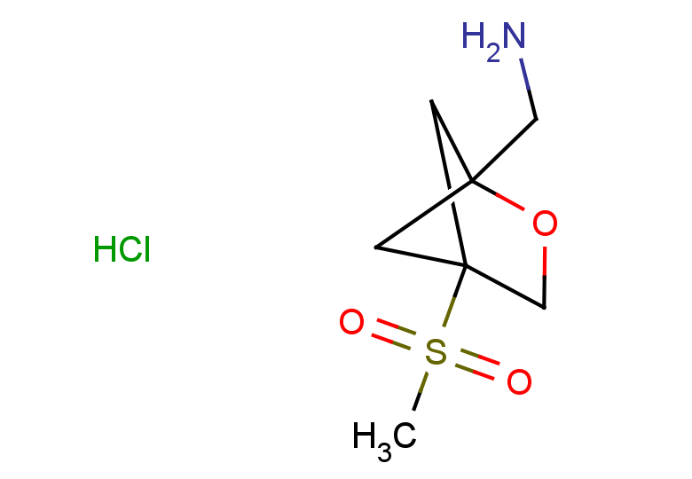 1-{4-methanesulfonyl-2-oxabicyclo[2.1.1]hexan-1-yl}methanamine hydrochloride