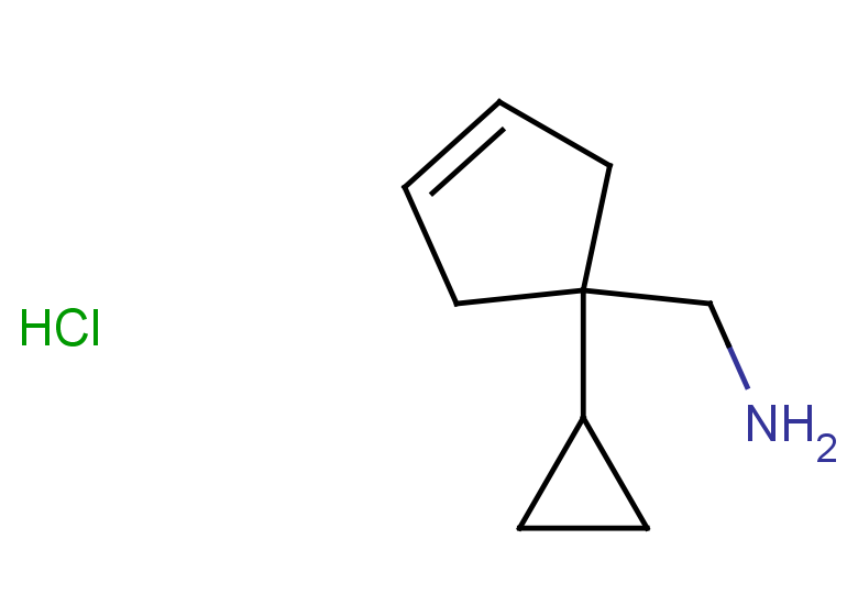 1-(1-cyclopropylcyclopent-3-en-1-yl)methanamine hydrochloride